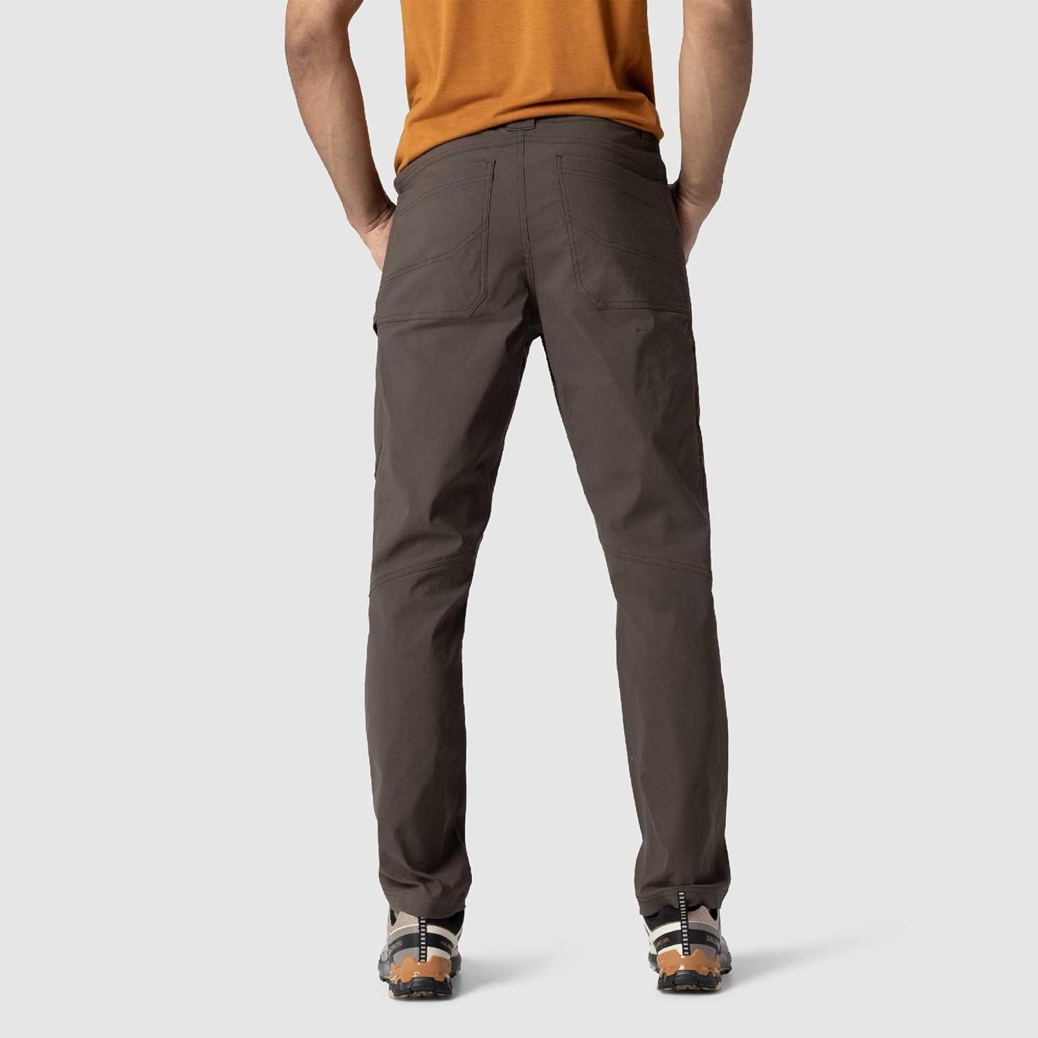 imageOutdoor Research Mens Timberline Utility Pant Water amp Wind Resistant UPF 50 Tactical Athletic Pants Zip Thigh PocketsChestnut