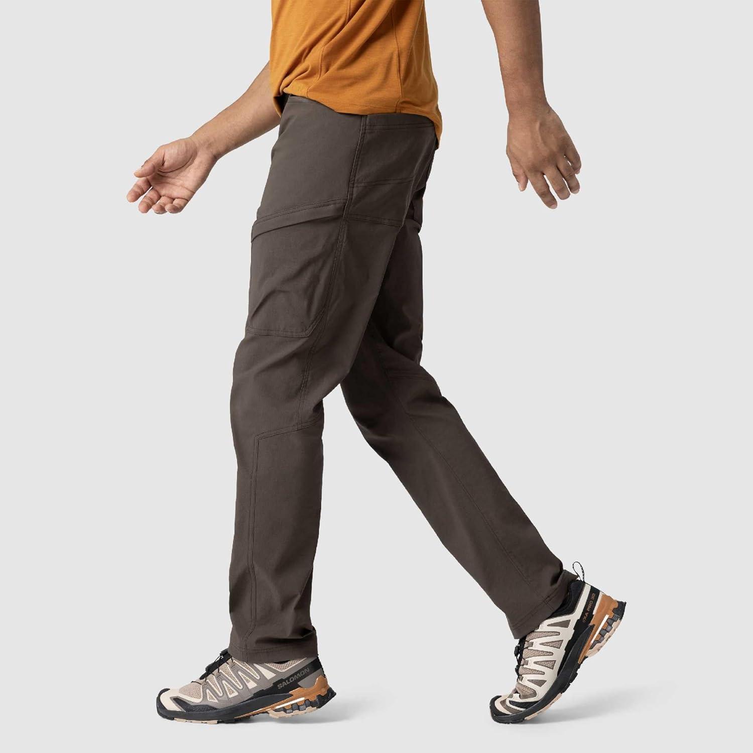 imageOutdoor Research Mens Timberline Utility Pant Water amp Wind Resistant UPF 50 Tactical Athletic Pants Zip Thigh PocketsChestnut