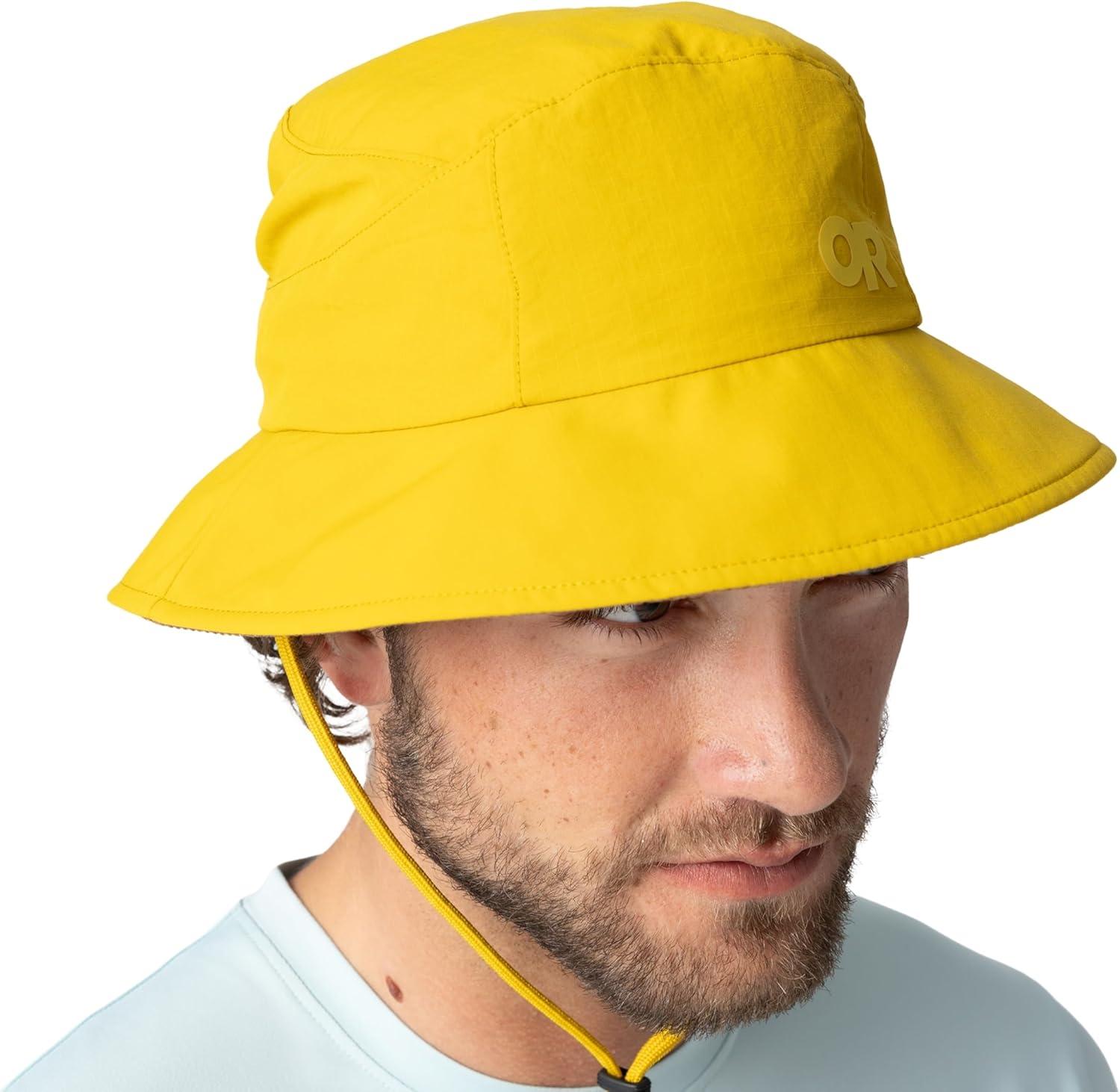 imageOutdoor Research Sun Bucket Hat UPF 50 Protection Lightweight Packable Hiking Fisherman Hat for Men amp Women Chin StrapAmber