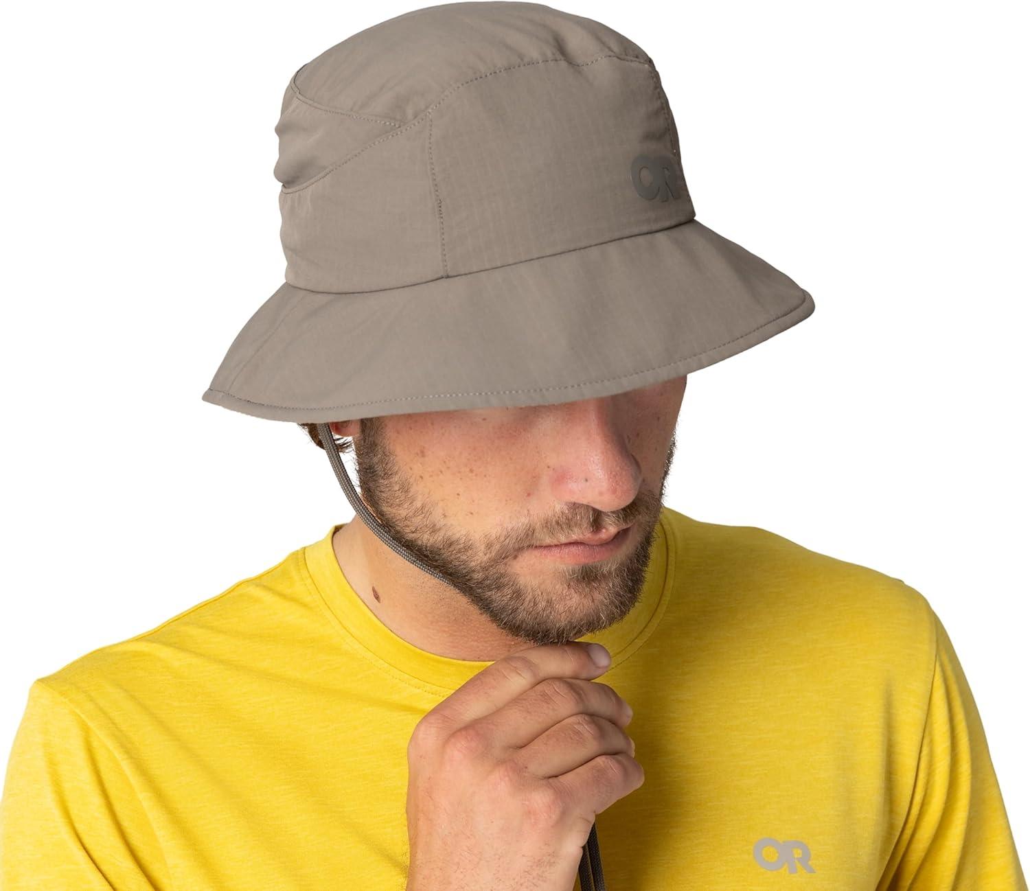 imageOutdoor Research Sun Bucket Hat UPF 50 Protection Lightweight Packable Hiking Fisherman Hat for Men amp Women Chin StrapGravel