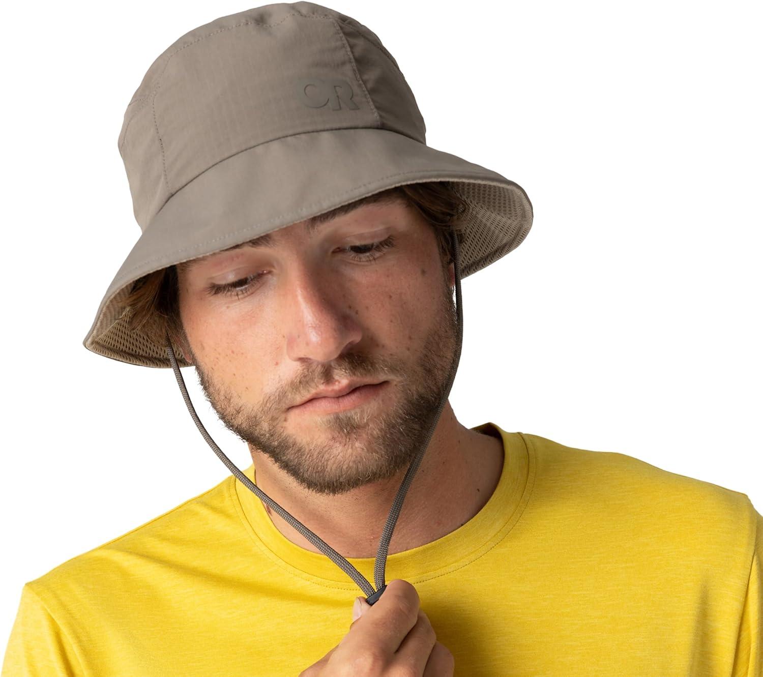 imageOutdoor Research Sun Bucket Hat UPF 50 Protection Lightweight Packable Hiking Fisherman Hat for Men amp Women Chin StrapGravel