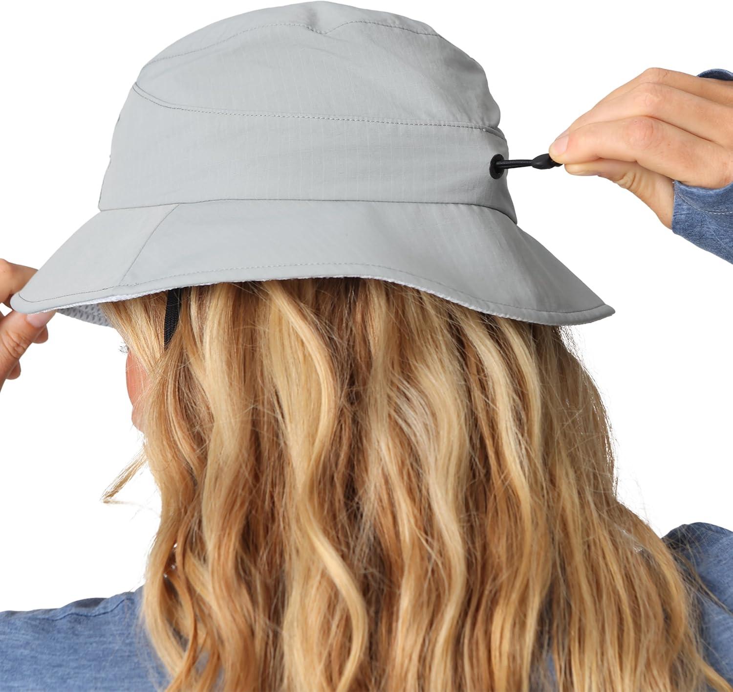imageOutdoor Research Sun Bucket Hat UPF 50 Protection Lightweight Packable Hiking Fisherman Hat for Men amp Women Chin StrapLight Pewter