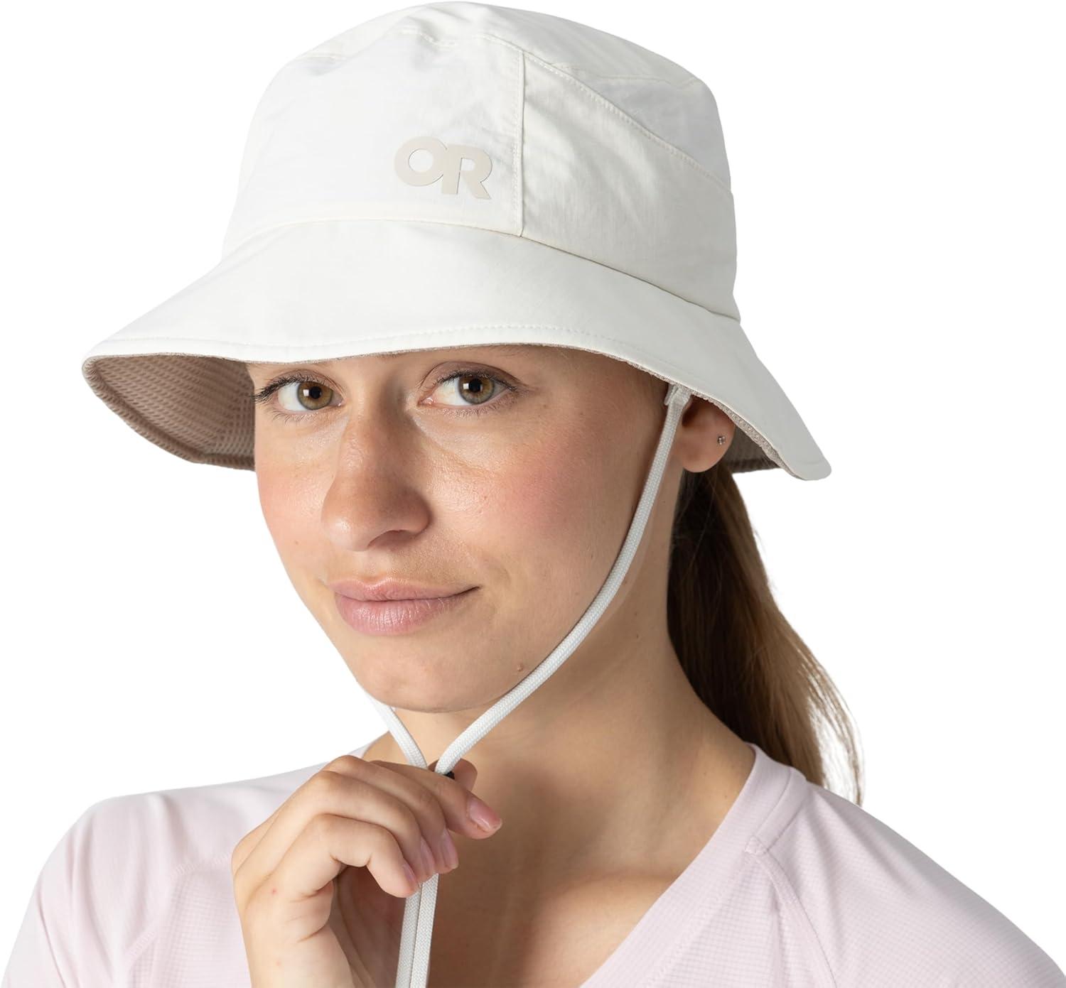 imageOutdoor Research Sun Bucket Hat UPF 50 Protection Lightweight Packable Hiking Fisherman Hat for Men amp Women Chin StrapSand
