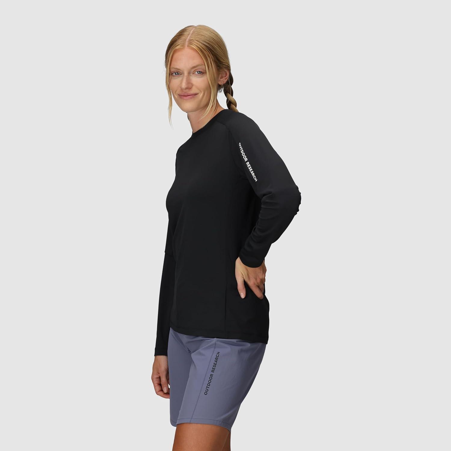 imageOutdoor Research Womens Freewheel MTB Mountain Bike Long Sleeve JerseyBlack