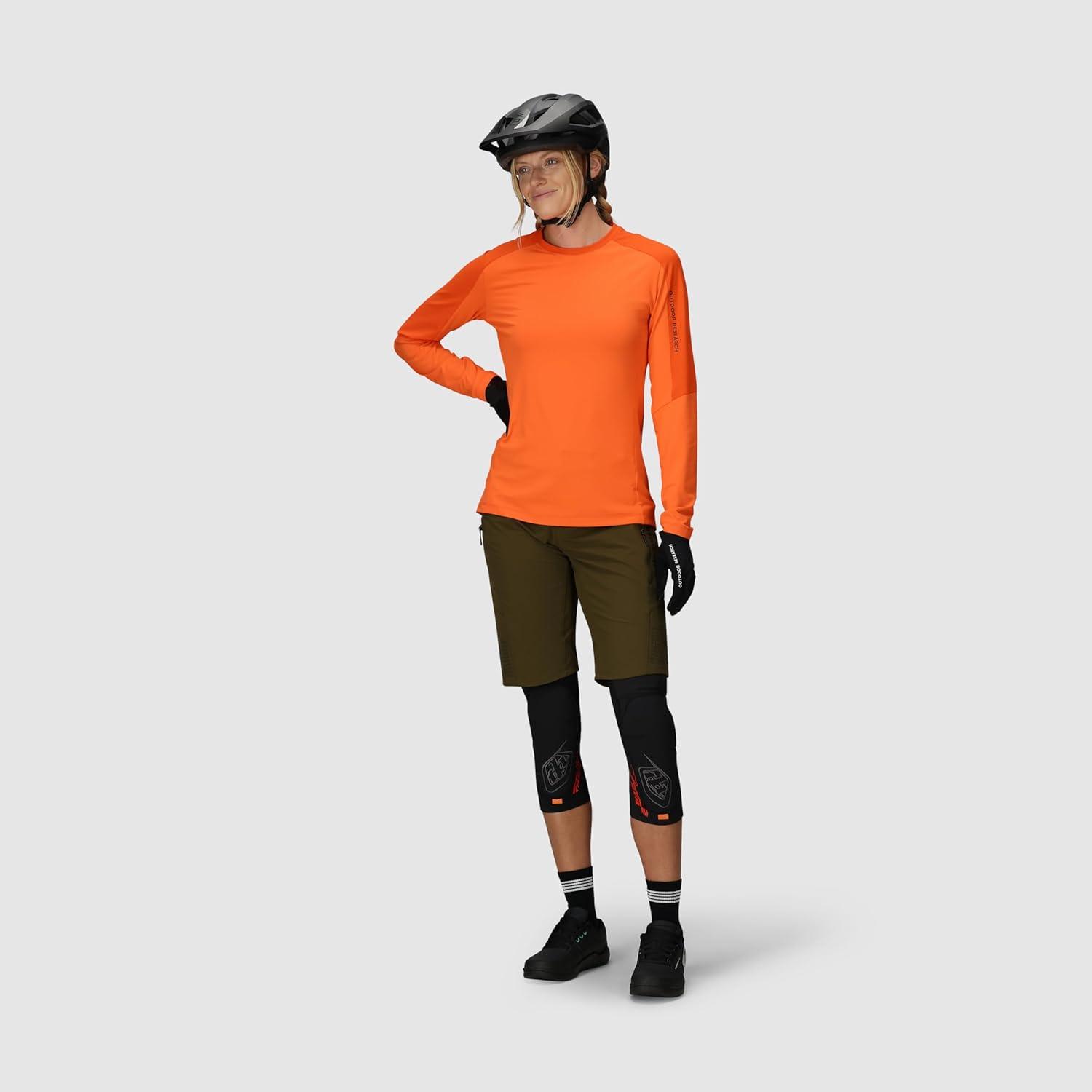 imageOutdoor Research Womens Freewheel MTB Mountain Bike Long Sleeve JerseySpiceZest