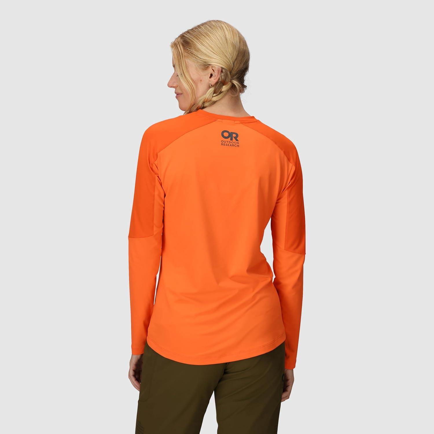 imageOutdoor Research Womens Freewheel MTB Mountain Bike Long Sleeve JerseySpiceZest