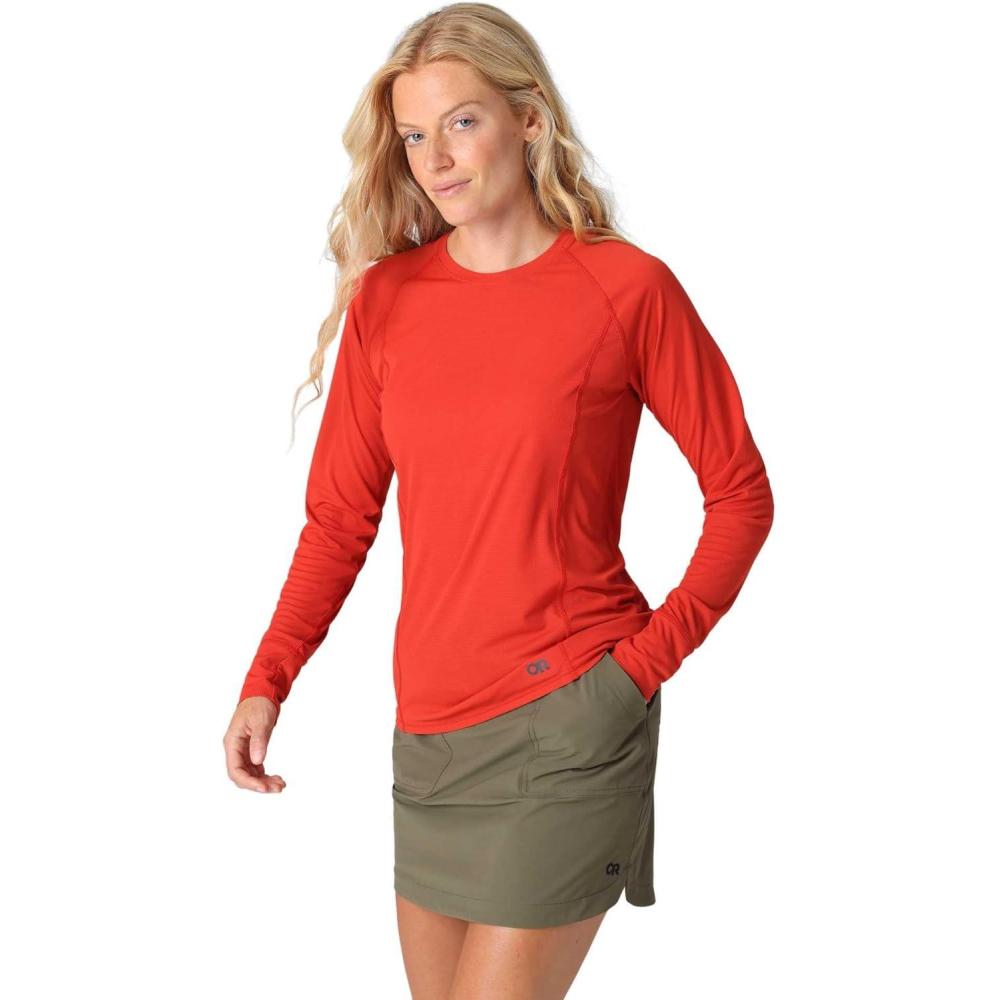 imageOutdoor Research Womens Echo Long Sleeve TeeCardinal