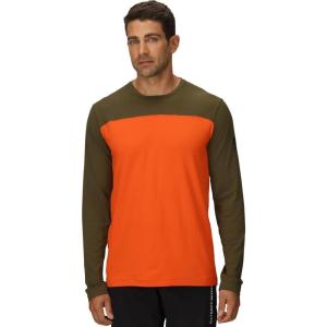 Outdoor Research Men’s Freewheel MTB Mountain Bike Long Sleeve Jersey(Dark Olive/Spice)