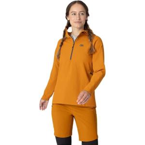 Outdoor Research Women’s Freewheel Half Zip Hoodie(Sedona)