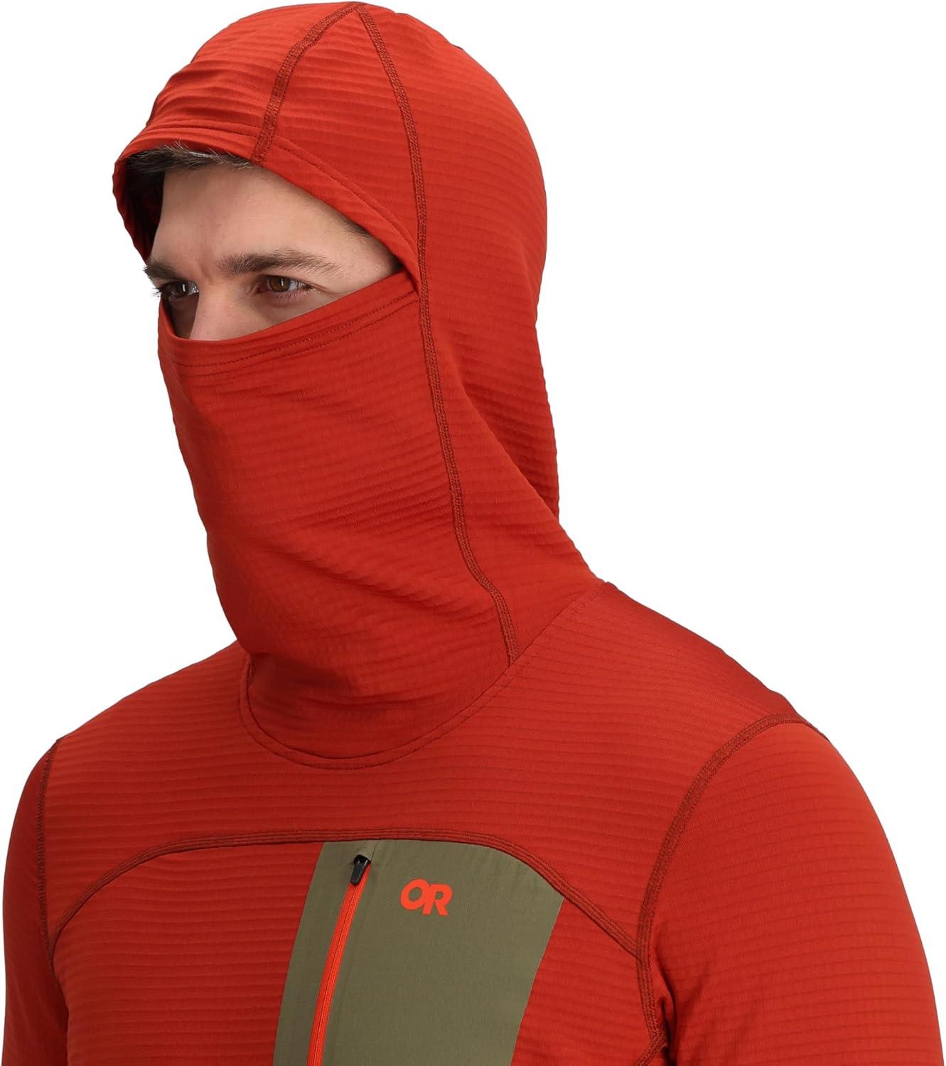 imageOutdoor Research Mens Vigor Grid Fleece Pullover HoodieJupiter