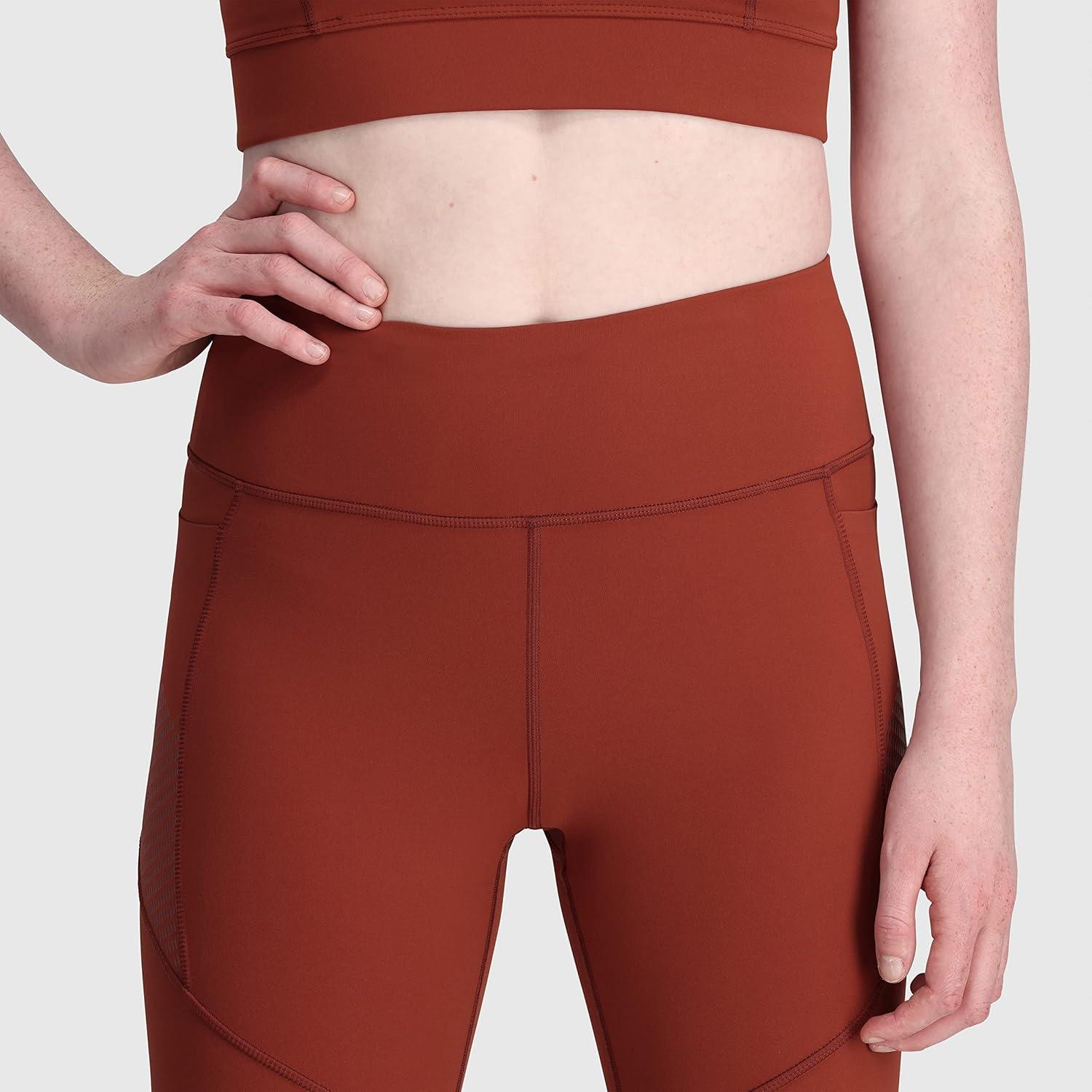 imageOutdoor Research Womens AdVantage Shorts 10 Inseam  High Waist Bike ShortsBrick