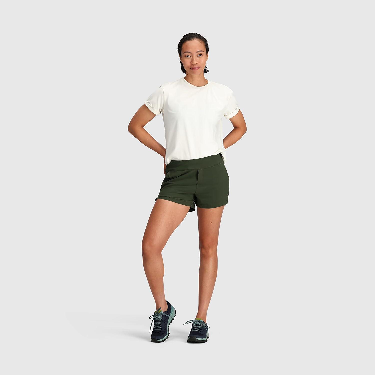 imageOutdoor Research Womens Astro Shorts 35 Inseam Stretch Shorts for WomenVerde