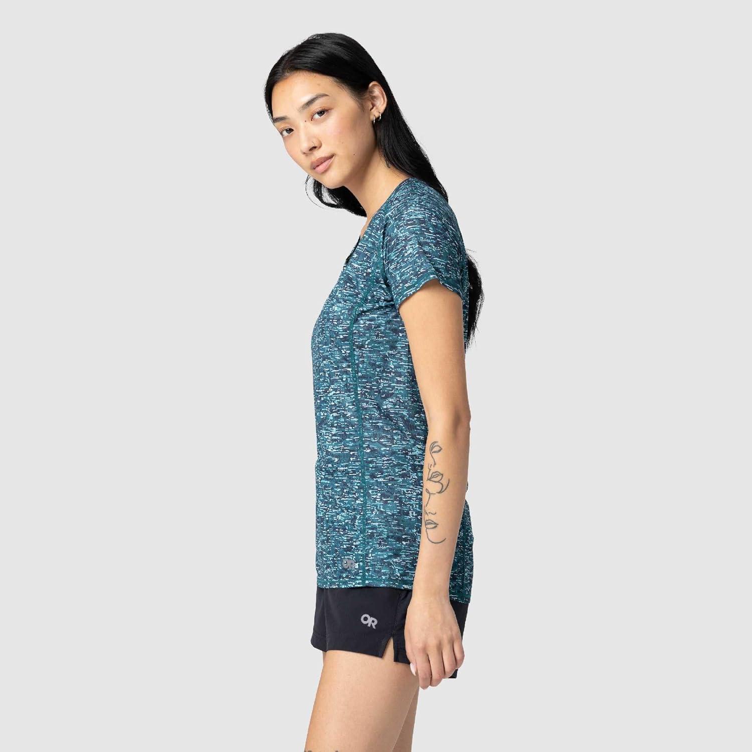 imageOutdoor Research Womens Echo TShirtMallard Traverse Print
