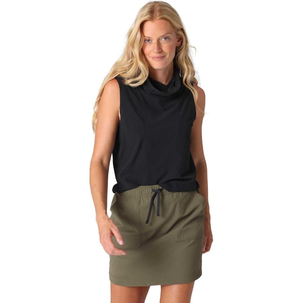imageOutdoor Research Womens Astroman Air Sun Tank High Neck Lightweight UPF 30 Hiking Top Quick Dry Sporty Workout ShirtBlack
