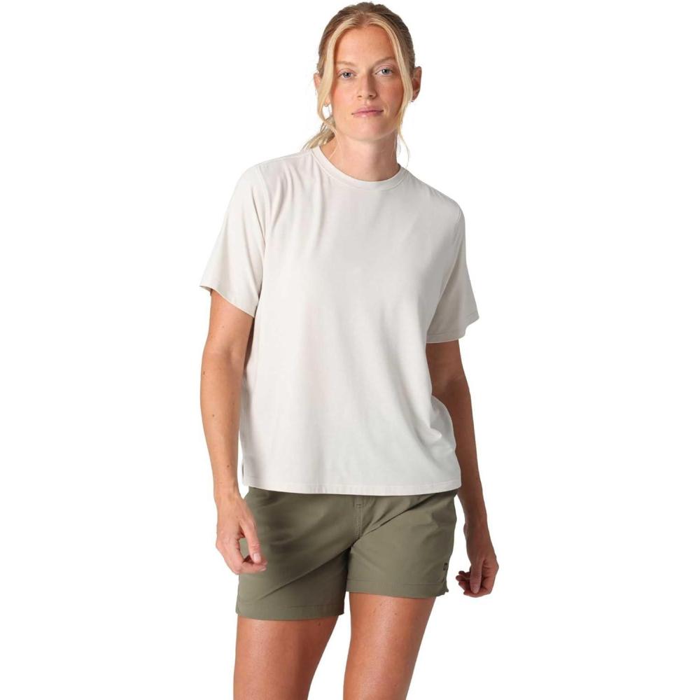 imageOutdoor Research Womens Eclipse Sun TShirt Lightweight UPF 50 Short Sleeve Hiking Tee Moisture Wicking Workout ShirtOyster
