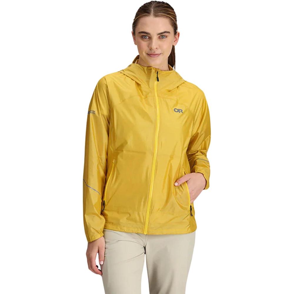 imageOutdoor Research Womens Helium Rain JacketSaffron