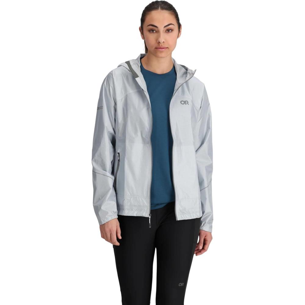 imageOutdoor Research Womens Helium Rain JacketTitanium