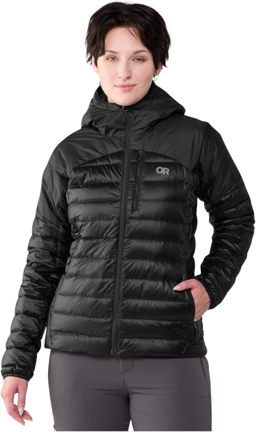 imageOutdoor Research Womens Helium Down HoodieSolid Black