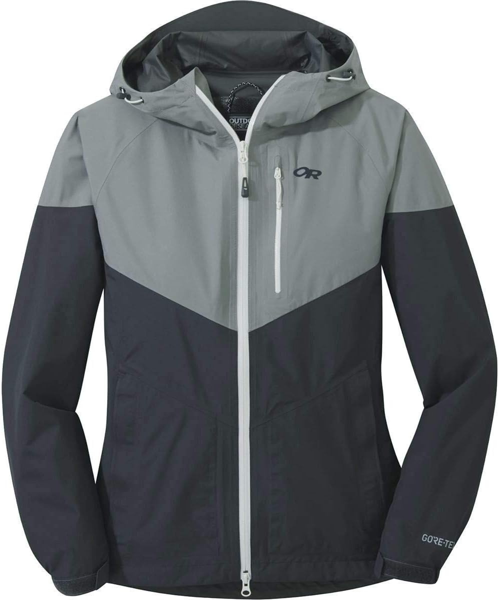 image:imageOutdoor Research Womens Aspire Lightweight Hooded Packable Rain Jacket